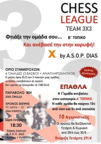 &Tau;&Epsilon;&Alpha;&Mu; 3*3 &Beta;y A.s.o.p DIAS