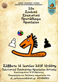 20&omicron; &Sigma;&chi;&omicron;&lambda;&iota;&kappa;ό &Sigma;&kappa;&alpha;&kappa;&iota;&sigma;&tau;&iota;&kappa;ό &Pi;&rho;&omega;&tau;ά&theta;&lambda;&eta;&mu;&alpha; &Eta;&rho;&alpha;&kappa;&lambda;&epsilon;ί&omicron;&upsilon; &Alpha;&tau;&tau;&iota;&kappa;ή&sigmaf;