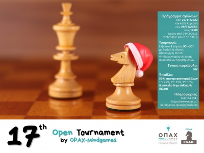 17th Open Tournament, by OPAX-Mindgames